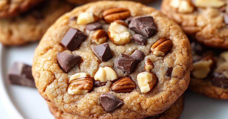 Delicious Chocolate Walnut Cookies 🍪